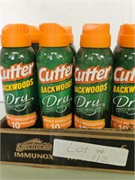 8 CANS CUTTER BACKWOODS SPRAY