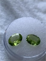 3.54ct tw Peridot Gemstones in Gem Jar