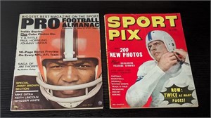 2 Old Football Magazines Jim Brown +