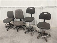 4 OFFICE CHAIRS