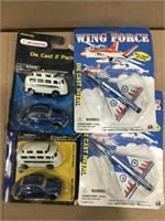 Lot of 4 Toy Car & Airplane Lot