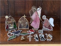 Vintage Stained Glass Angel Collection