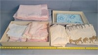 Vintage Baby Quilt, Clothes, & More