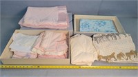 Vintage Baby Quilt, Clothes, & More