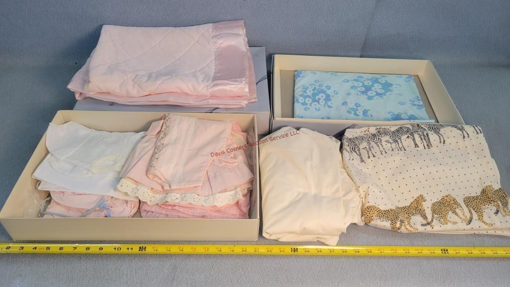 Vintage Baby Quilt, Clothes, & More