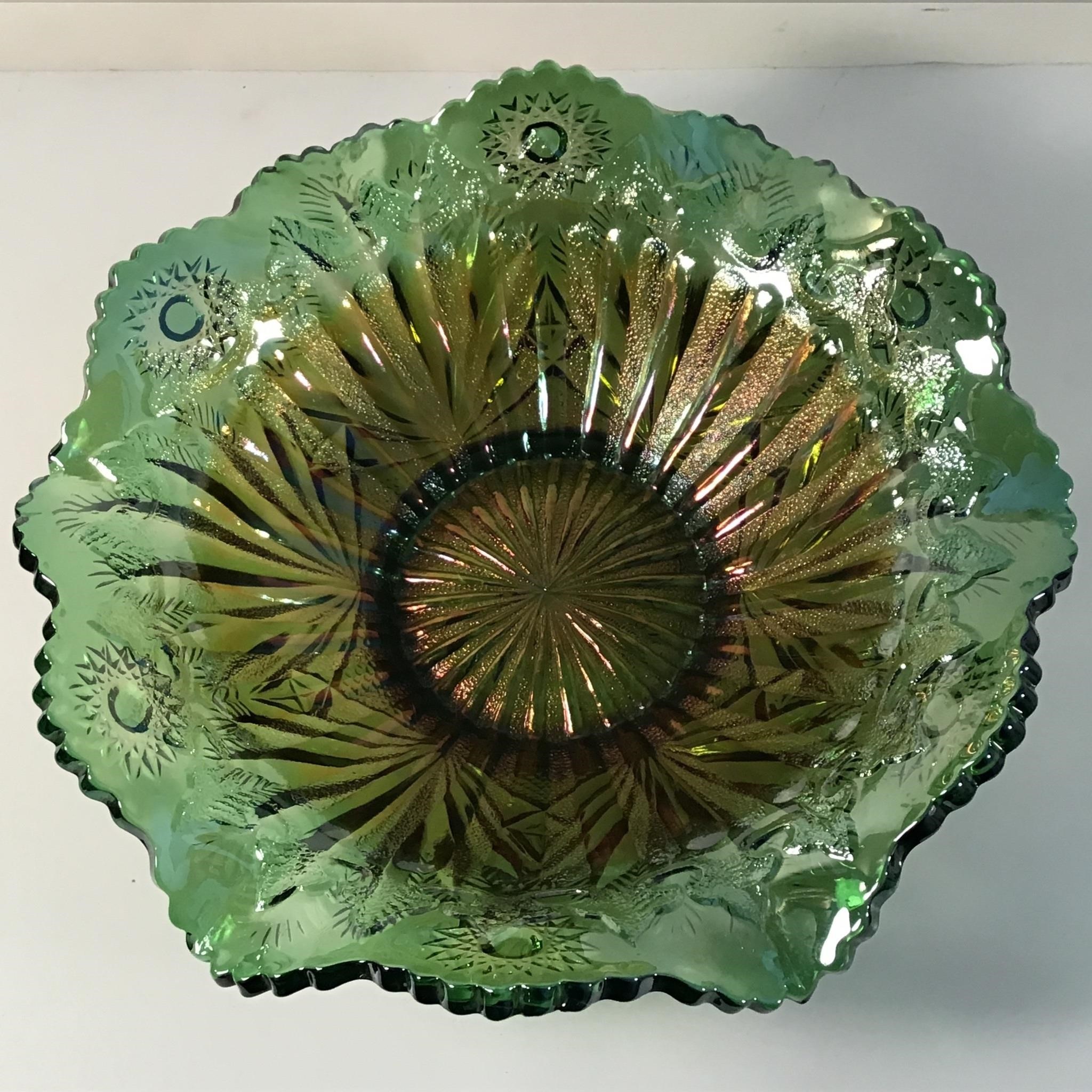 CARNIVAL GLASS BOWL