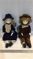 Vintage dolls, set of two