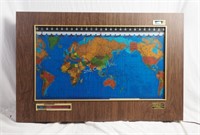 Kilburg Geochron Boardroom Model World Wall Clock