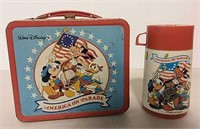 Walt Disney America on parade lunch box & thermos