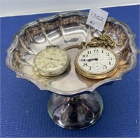 Vintage Pocket Watches 2 PCs ( tray not included)
