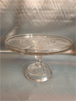 9 INCH CRYSTAL CAKE PLATE