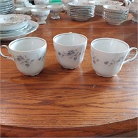 Blue Garland Haviland China Coffee Cups