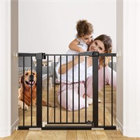 OTTOLIVES Metal Baby Gate Pet Gate 27-40 Inch Extr