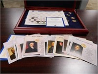 The Franklin Mint 24K Prisidential Dollar Collecti