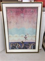 Framed Harpers Bazar Poster Print