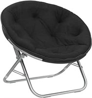 Urban Shop Faux Fur Saucer Chair, One Size,