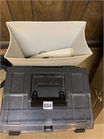 LIFT TOP FILE STORAGE BIN