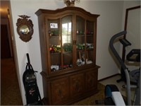 oak china hutch