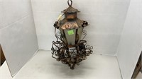 Vintage copper colored wrought iron Spanish