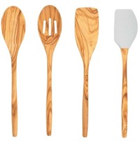 4-Pc Core Home Olive Wood Tool Set