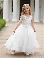Flower Girl Dresses for Wedding Lace Appliques