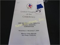 United Daughters of the Confederacy Nov 3-Nov 7