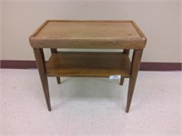 Wooden End Table 24" w x 23" h x 13" d