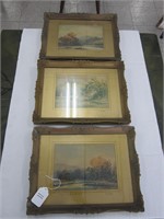 3 FRAMED PRINTS