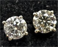 $2000 14K  0.64G Diamond (0.66Ct) Earrings