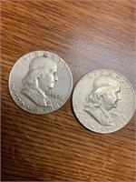 1954,1963 Franklin Half Dollar