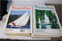 Large Lot of Wooden Boat Magazines 1980-2005