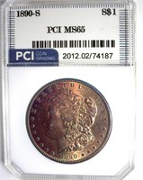 1890-S Morgan MS65 LISTS $900