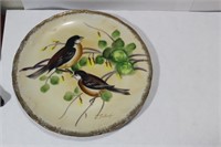 A Vintage Artist Signed Handpainted Plate