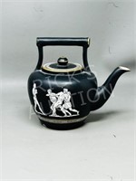 Vintage greecian theme tea pot