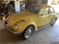 YELLOW VOLKSWAGON BEETLE 14,115 MILES