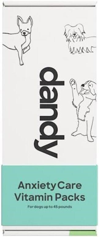 Dandy Anxiety Dog Calming Chews - 30 Vit Packs