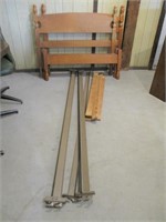 2 Twin Size Bed Frames w/Rails & Slats