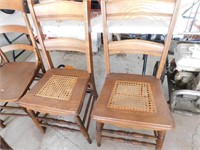 6 WOOD CHAIRS