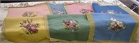 Seven Burilla Needlepoint Chair Covers
