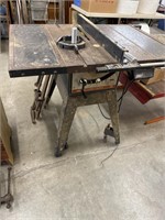 Craftsman 10 inch table saw. They were using it