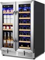 Wine and Beverage Refrigerator Upgraded, 24 Inch