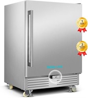 24" Outdoor Refrigerator Lockable, Undercounter