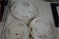 3 Decorated Plates