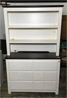 Painted Hutch with Six Drawers