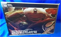 Anchor Hocking Harvest Amber 16pc Oven Cookery Set