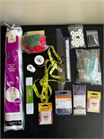 Assorted Sewing Supplies - Pins, Needles, & More