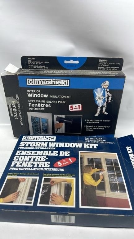Interior window Insulation kit lot