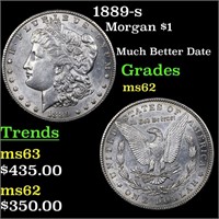 1889-s Morgan $1 Grades Select Unc