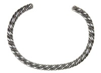 Sterling Silver Twist Cuff Bracelet
