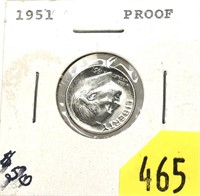 1951 Proof dime